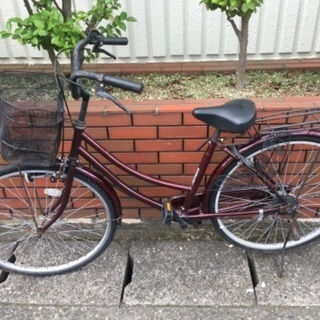 (chariyoshy 出品)26インチ自転車　レッド