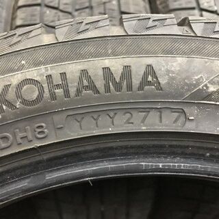 YOKOHAMA ice GUARD iG60 225/45R17 17インチ スタッドレス 4本 2017年製 レクサスIS アコードワゴン オーリス等　(TG497) クレジットカード QR決済可能