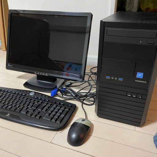 サードウェーブ Knigt AS Celeron G4930@3.2GHz/Windows10Home/メモリ4GB　モニタ　キーボード