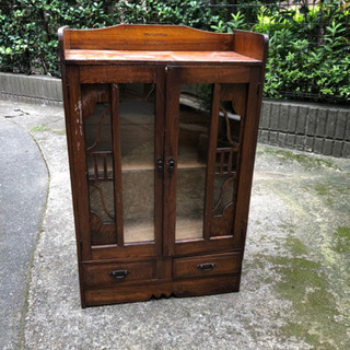 中古アンティーク食器棚が無料 格安で買える ジモティー