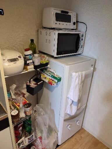 一人暮らしセット（冷蔵庫、洗濯機、炊飯器、レンジ、トースター