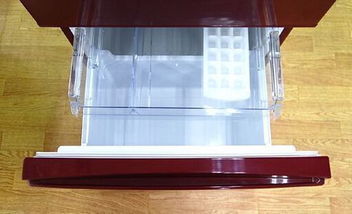 冷蔵庫 157L 2017年製 2ドア AQUA AQR-16F レッド 100Lクラス アクア 
