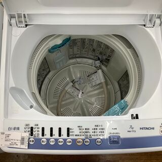 HITACHI 洗濯機　NW-T73　7.0㎏　2017年製