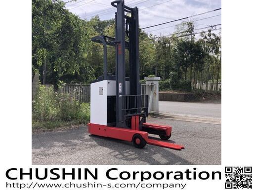 関東輸送費無料　ニチユ 1.3トン　バッテリーフォークリフト ハイマスト4.7m リーチフォークリフト