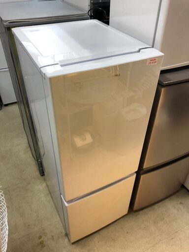 ☆中古 激安！　アイリスオーヤマ　IRIS OHYAMA 　156㍑　2ドア　ノンフロン冷蔵庫　2020年製（2ヶ月使用）　AF156-WE型　【KBG041】　￥17,800！！