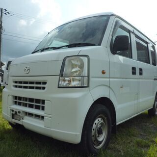 (ID3398)軽バン専門店　２７万円　マツダ　スクラム ４WD...