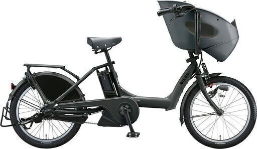 幼児2人乗せ対応、電動アシスト自転車 ビッケ　ポーラ　(BP0C40)　カラー　ダークグレー、ブラウン　各1台