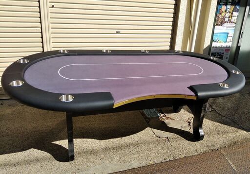 【新品】本格 高級 ポーカーテーブル 10名用