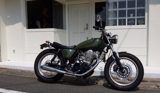 SR400 FI SR専門店カスタム　マフラー2本付き