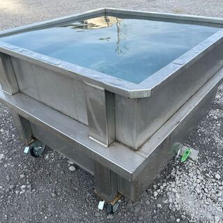 ☆セール特価品☆食品や液体に最適【大容量600Lステンレス水槽