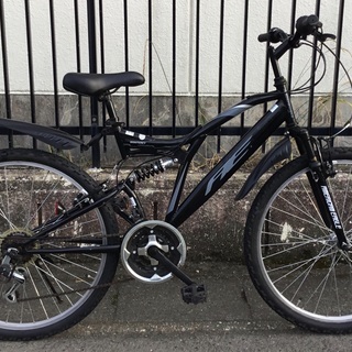 マウンテンバイク ◉＜動作・美品車＞アメリカンイーグル MTB・26インチ・マウンテンバイク・ 3×6段変速・ダブルサスペンション(Wサス)・ 不要自転車引き取り有