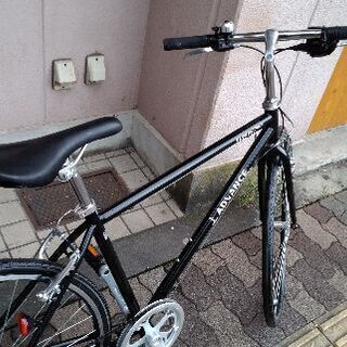 美品☆ADVANCE 700cクロスバイク 7speed/ブラック