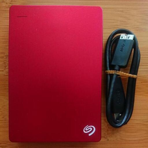 Seagate ポータブルHDD 5TB レッド STDR5000303(NA9W92V6)