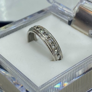 中古品】pt900 ダイヤモンドリング0.30ct 9.5号 5.7g［19］ 【公式通販】
