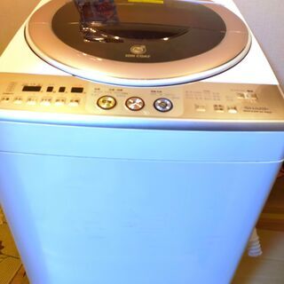 【受渡調整中】SHARP 2008年製 8kg タテ型洗濯乾燥機...