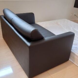 【値下げ】ニトリ　2人用ソファ　Nシールド　A3 BK