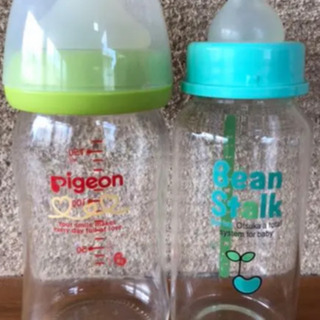【ネット決済】❁ ピジョン哺乳瓶とビーンスターク哺乳瓶2本セット