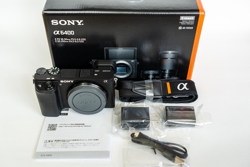 美品 SONY ミラーレス一眼カメラ α6400 ブラック ボディ