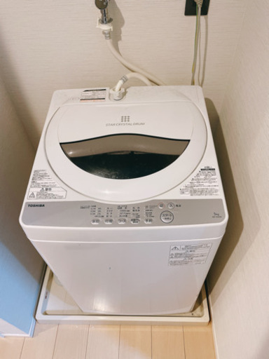 洗濯機　東芝　2018年製　AW-5G6 再出品