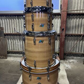 Ludwig Butcher Block Cortex 12,13,16,20 ドラムセット 1976年 B/Oバッジ ヴィンテージ