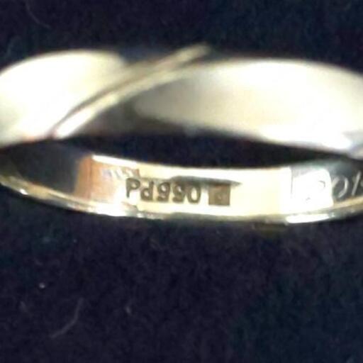 指輪(Pd990)ﾊﾟﾗｼﾞｳﾑK18より高価