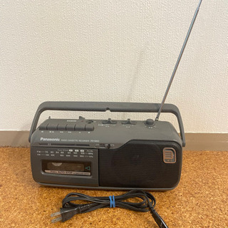 パナソニック　ラジカセ　ラジオ　カセットテープ　Panasonic