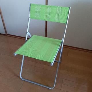 IKEA　イケア　折り畳みパイプ椅子