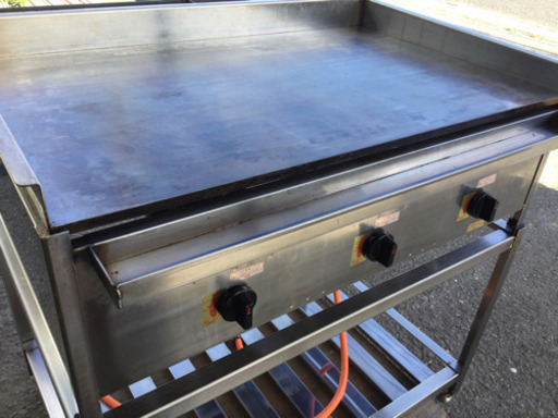 鉄板焼き 焼き台 プロパン用 幅83.5 奥行60 高さ83.5 （cm） LPガス