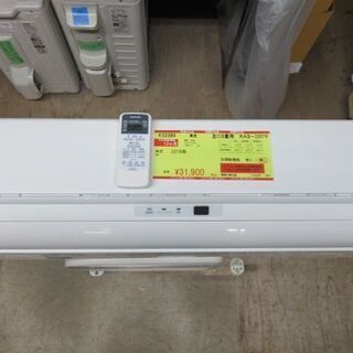 K02389　東芝　中古エアコン　主に6畳用　冷2.2kw／暖2.2kw 