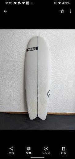【美品】MILNE S-1モデル サーフボード！！ MILNEF-2 6'0″ミッドレングス
