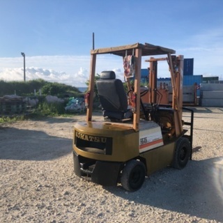 今月限定！中古現状！KOMATSU1.5tフォークリフト 小型特殊 自賠責付