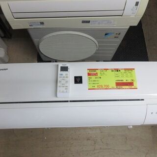 K02394 シャープ 中古エアコン 主に6畳用 冷2.2kw／暖2.5kw