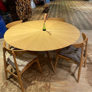 丸ダイニングテーブルセット