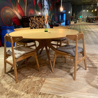 丸ダイニングテーブルセット