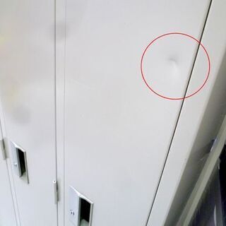 鍵1本欠品 PLUS ロッカー 4連 4人用 鍵付き 幅90