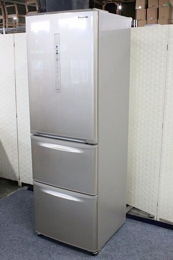 パナソニック NR-C37HC-N 冷凍冷蔵庫 365L 3ドア エコナビ搭載 シルキーゴールド 2018年製 Panasonic 冷蔵庫 中古家電 店頭引取歓迎 R3806)