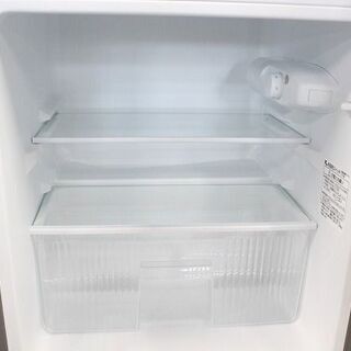 ステンレス ガンメタ 2ドア冷凍冷蔵庫 90L YRZ-C09G1 2019年製 YAMADA