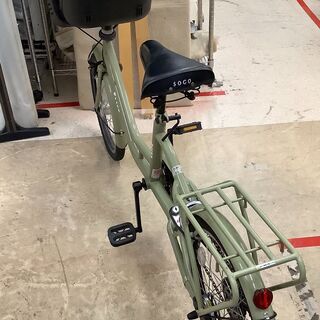 SOGO 自転車 ELISE 20インチ グリーン フロントチャイルドシート付