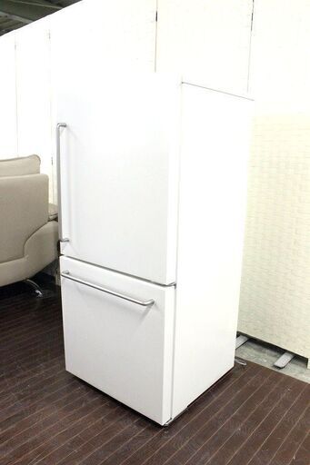 無印良品 2ドア冷凍冷蔵庫 157L バーハンドル シンプルモダンデザイン MJ-R16A-2 2018年製 MUJI 冷蔵庫 中古家電 店頭引取歓迎 R3750)