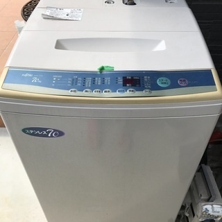 【ネット決済・配送可】7キロ洗濯機　外保管