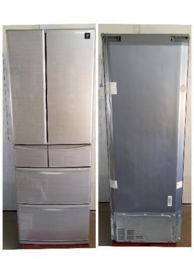 【美品】SHARP  SJ-F462D-S 冷凍冷蔵庫 6ドア 455L フレンチドア 2018年製\n