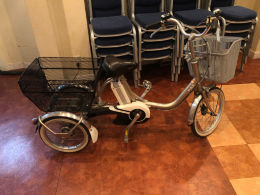 ヤマハ　PASワゴン　電動アシスト自転車　三輪