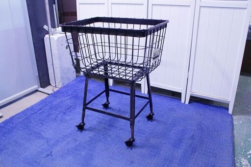 Basket cart バスケットカート S255-57 スチール アメリカンテイスト DULTON その他家具 新品未開封家具 店頭引取歓迎 使いまわし■R3692)