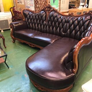 【愛品館八千代店】ゴージャスなカウチソファ【愛八SF】