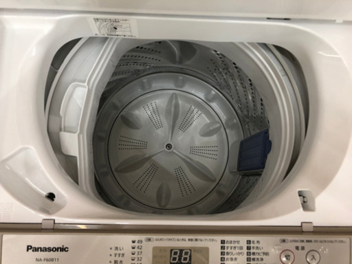 【愛品館江戸川店】「保証有り」Panasonic　6.0kg　全自動洗濯機 「NA-F60B11」 （2018年製）お問い合わせID:142-029519-007　配送可　1,100円～