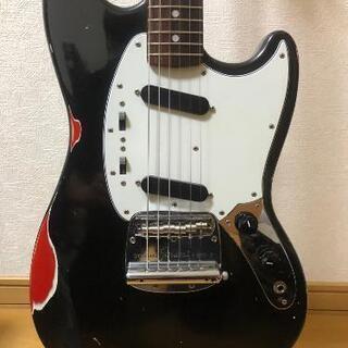 ラッカー塗装】Fender JAPAN Mustang mg69 - 弦楽器、ギター