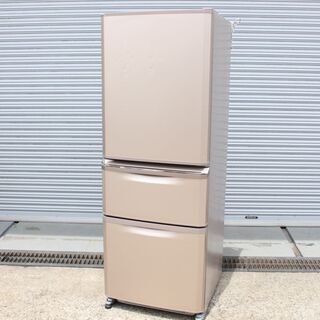 T414) MITSUBISHI 三菱 ノンフロン冷凍冷蔵庫 3...