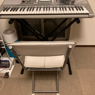 電子ピアノ PSR-E344 YAMAHAとスタンド、椅子のセット