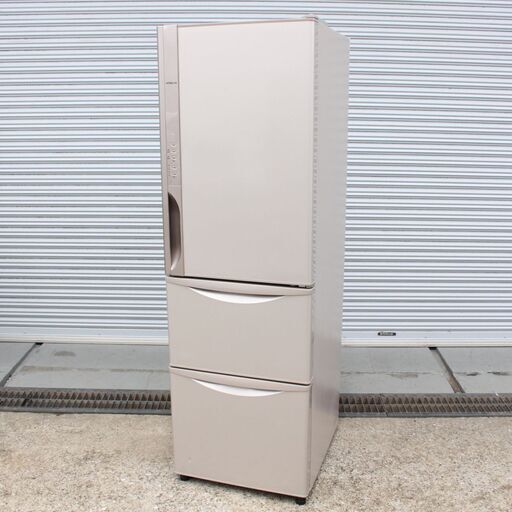 T413) HITACHI 日立 ノンフロン冷凍冷蔵庫 3ドア R-K320FV 315L 16年製 冷蔵庫 家電 キッチン