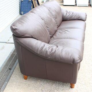 T428) italsofa イタルソファ 3人掛けソファ Natuzzi 本革 W153cm 3P 3